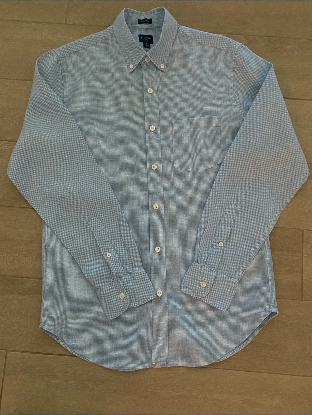 J. Crew Light Blue Button-Down Oxford Shirt